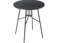 New Beliani Tavolino Bistrot TALTAL 64 cm 64 cm Metallo Nero