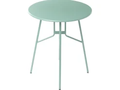 Discount Beliani Tavolino Bistrot TALTAL 64 cm 64 cm Metallo chiaro Verde