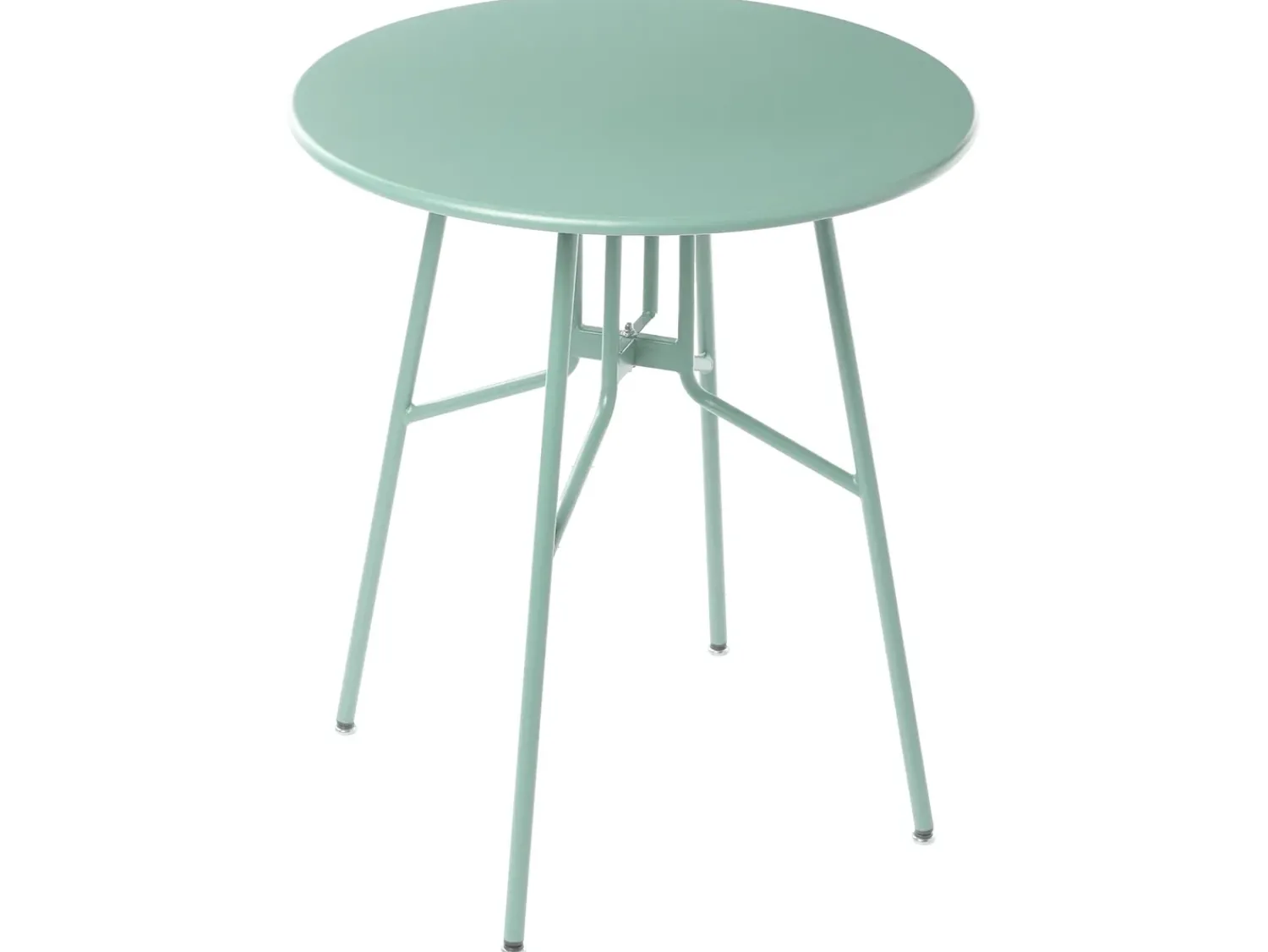 Discount Beliani Tavolino Bistrot TALTAL 64 cm 64 cm Metallo chiaro Verde