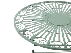 Online Beliani TRENTO 70 cm 70 cm Metallo chiaro Verde