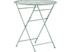 Online Beliani TRENTO 70 cm 70 cm Metallo chiaro Verde
