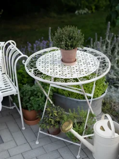 Sale Beliani TRIESTE 70 cm 70 cm Metallo chiaro Beige