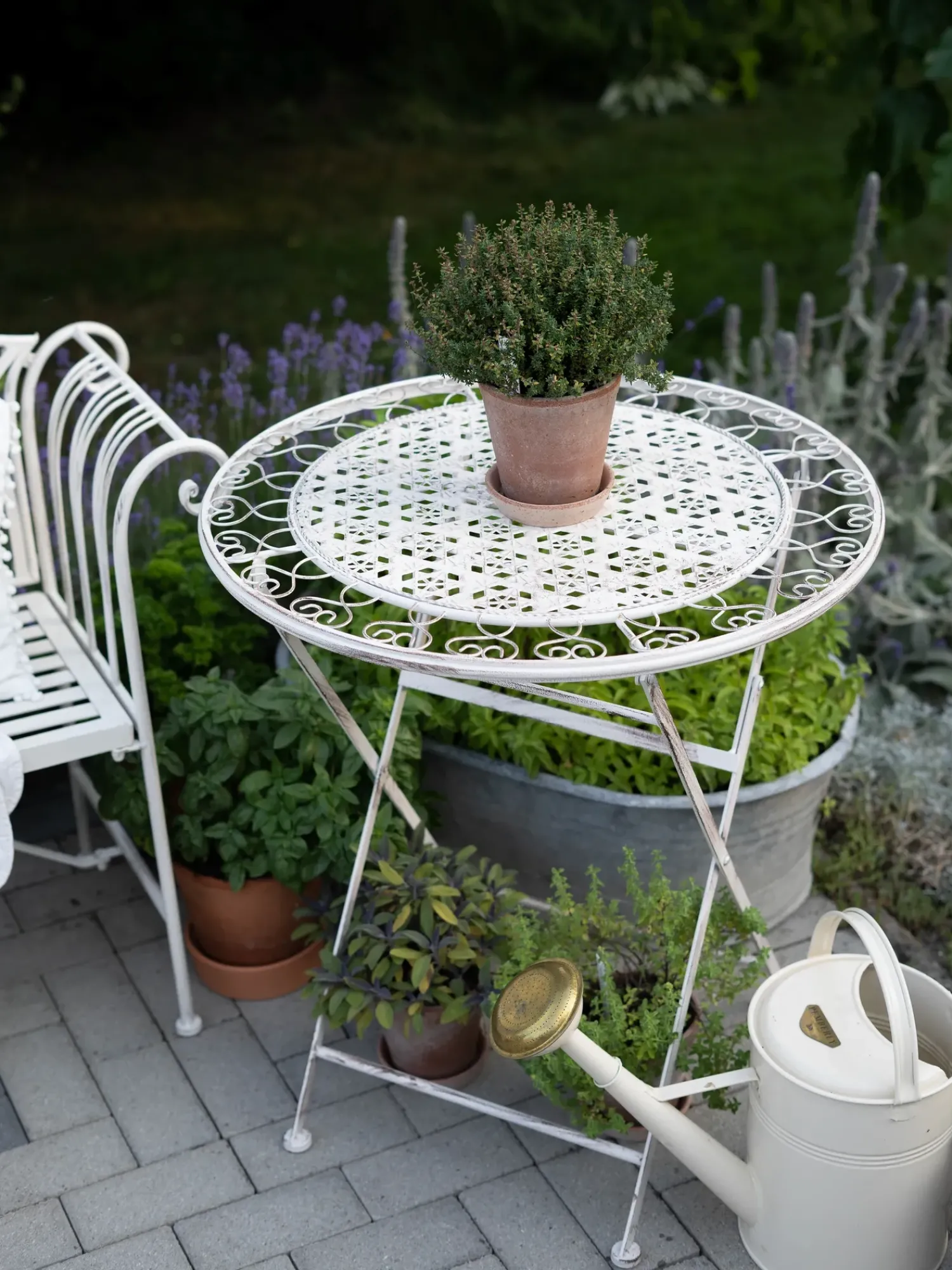 Sale Beliani TRIESTE 70 cm 70 cm Metallo chiaro Beige