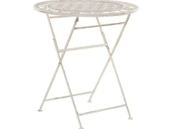 Sale Beliani TRIESTE 70 cm 70 cm Metallo chiaro Beige