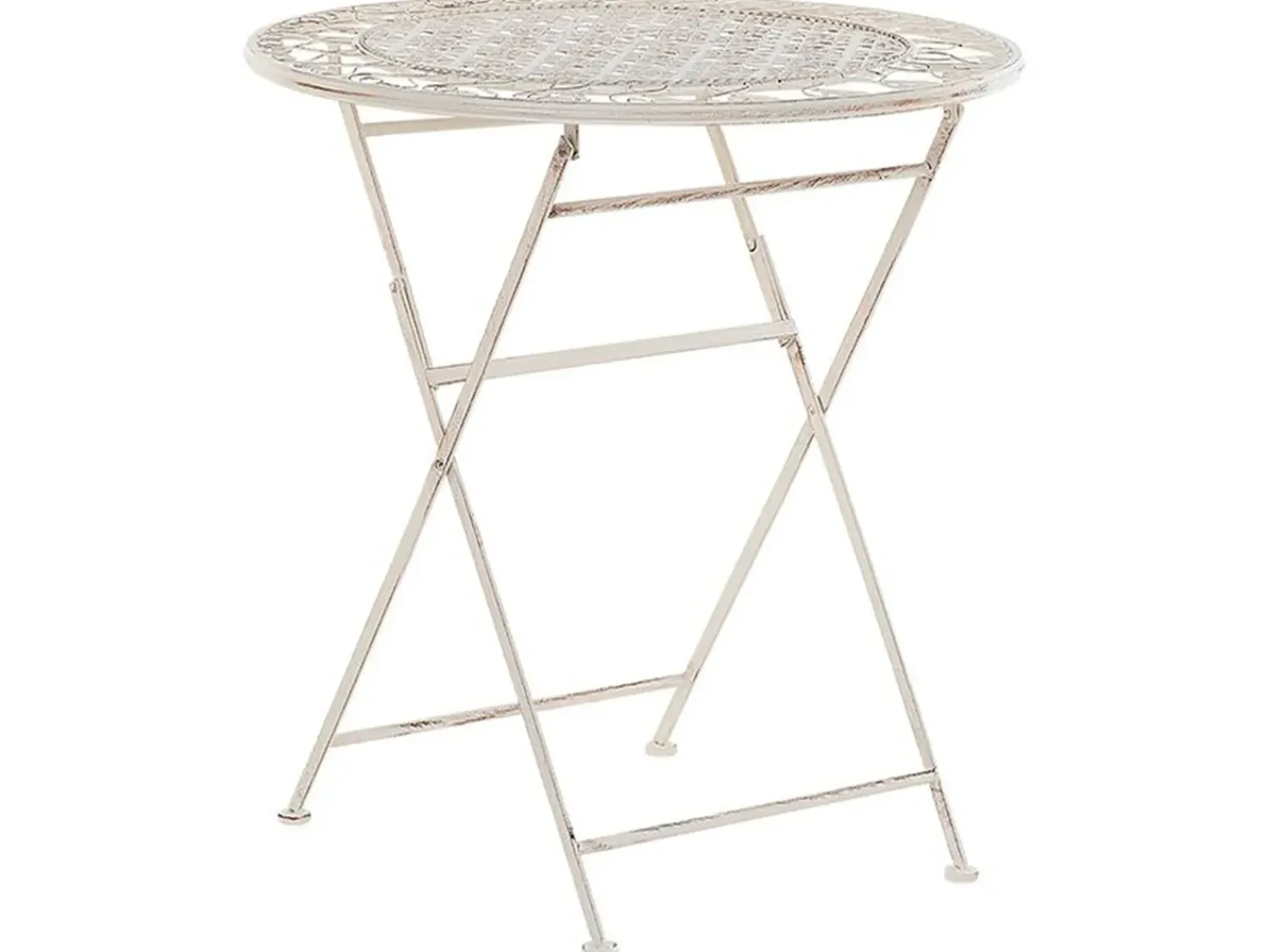 Sale Beliani TRIESTE 70 cm 70 cm Metallo chiaro Beige