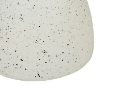 Discount Beliani Tavolino CAFFI 50 cm 50 cm Terrazzo Bianco