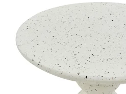 Discount Beliani Tavolino CAFFI 50 cm 50 cm Terrazzo Bianco