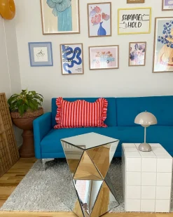 Beliani Tavolino CALDARO 40 cm 40 cm Simil legno Marrone