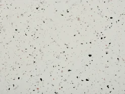 Online Beliani Tavolino CAORIA 40 cm 40 cm Effetto terrazzo Terrazzo Bianco