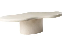 Beliani Tavolino da caffè CONZA 57 cm 120 cm Beige