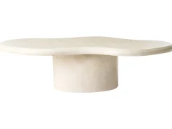 Beliani Tavolino da caffè CONZA 57 cm 120 cm Beige