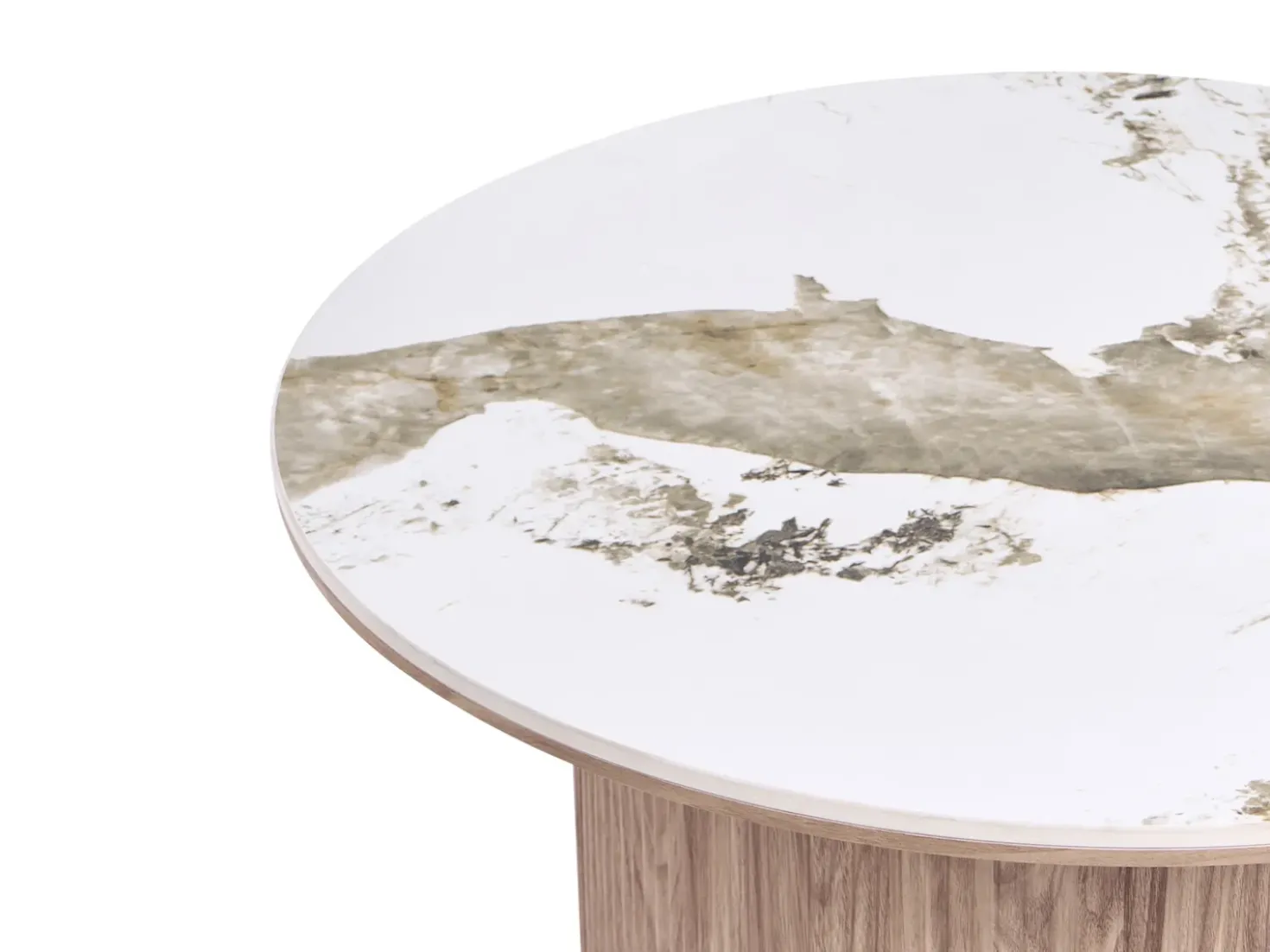 Tavolino da caffè DORA Ceramica Marrone
