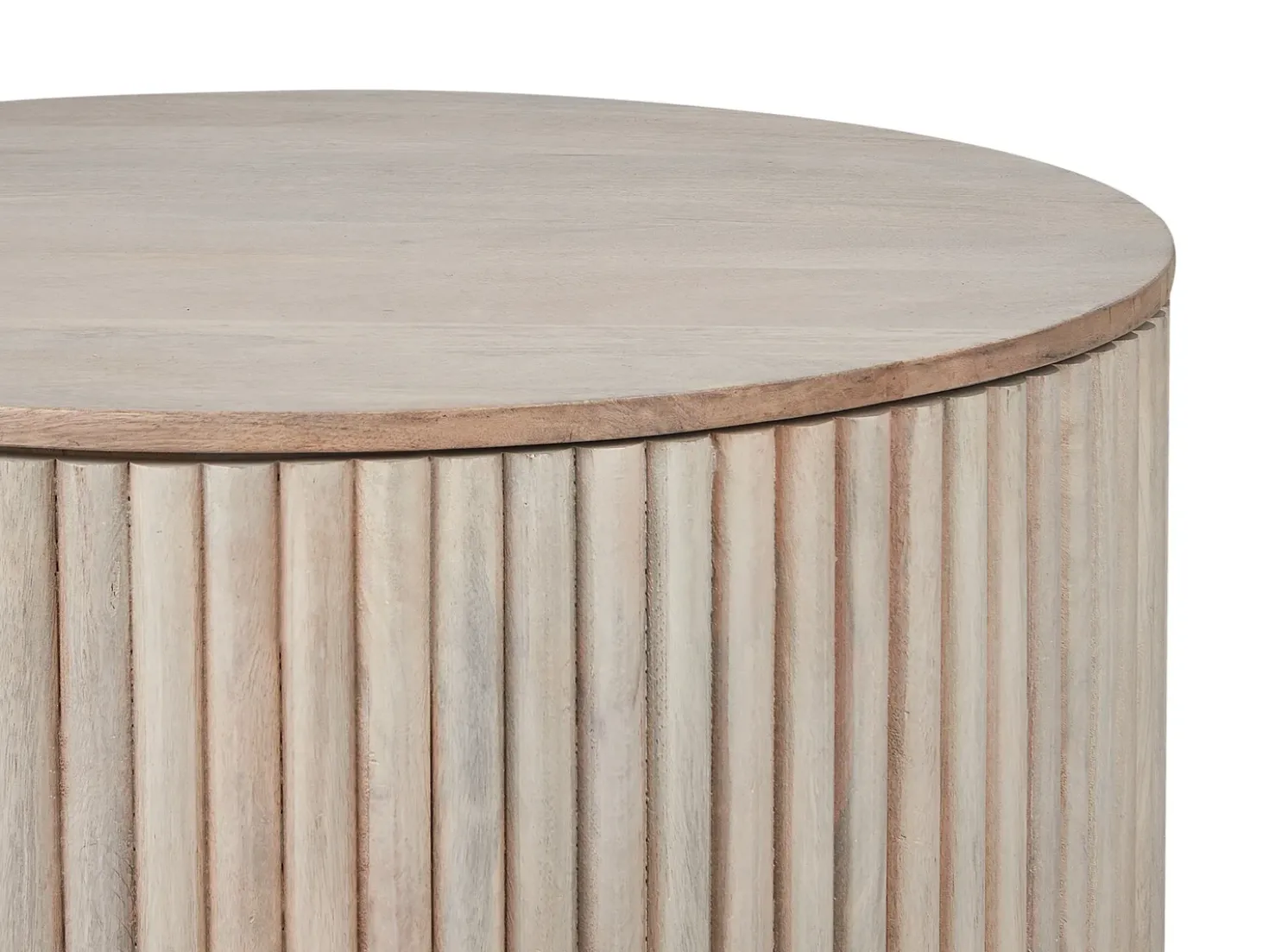 Tavolino da caffè KIRKWOOD Legno di mango Marrone chiaro con contenitore