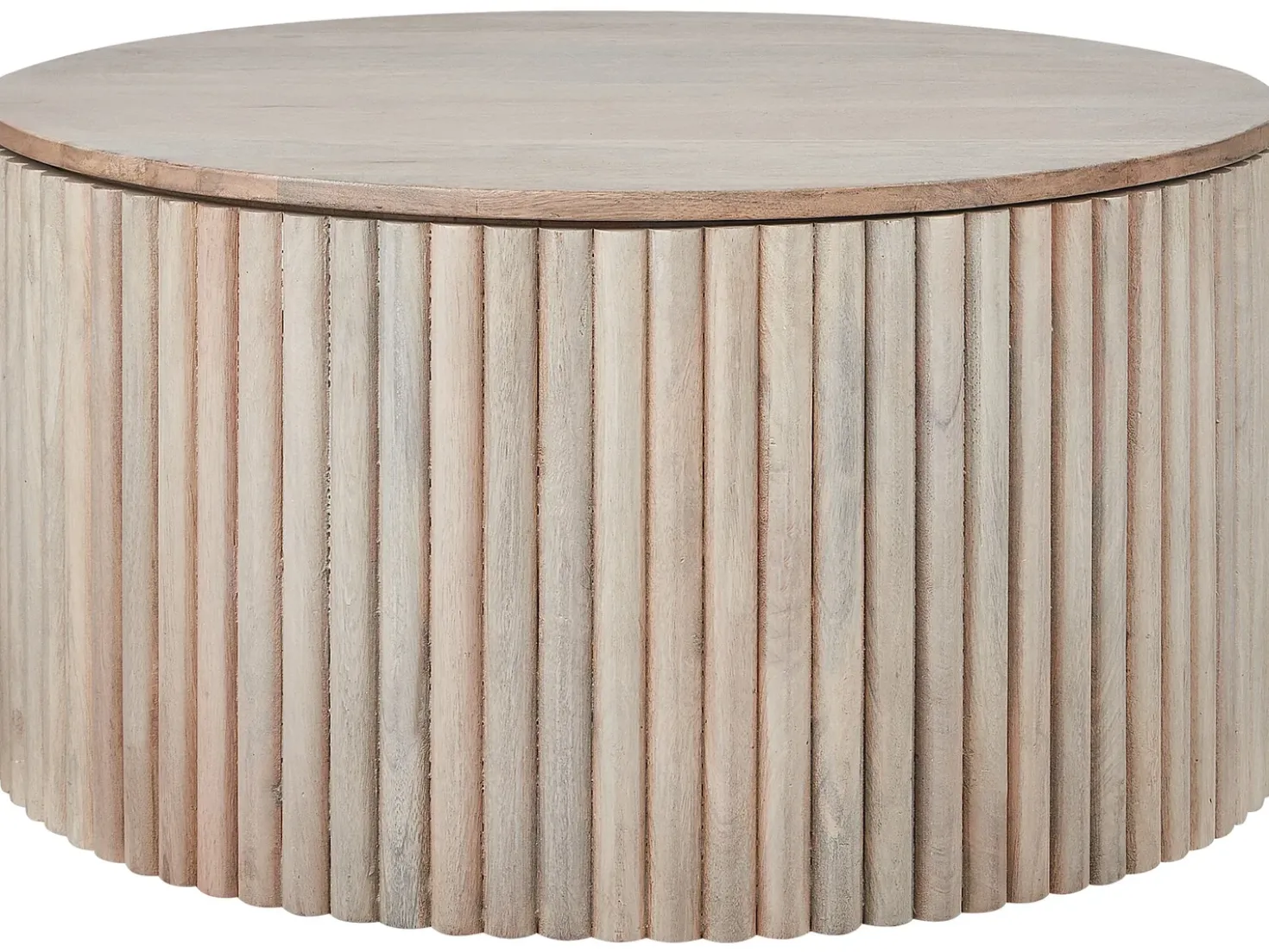 Tavolino da caffè KIRKWOOD Legno di mango Marrone chiaro con contenitore