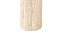 Sale Beliani Tavolino da caffè NOMA 52 cm 89 cm Effetto travertino Beige