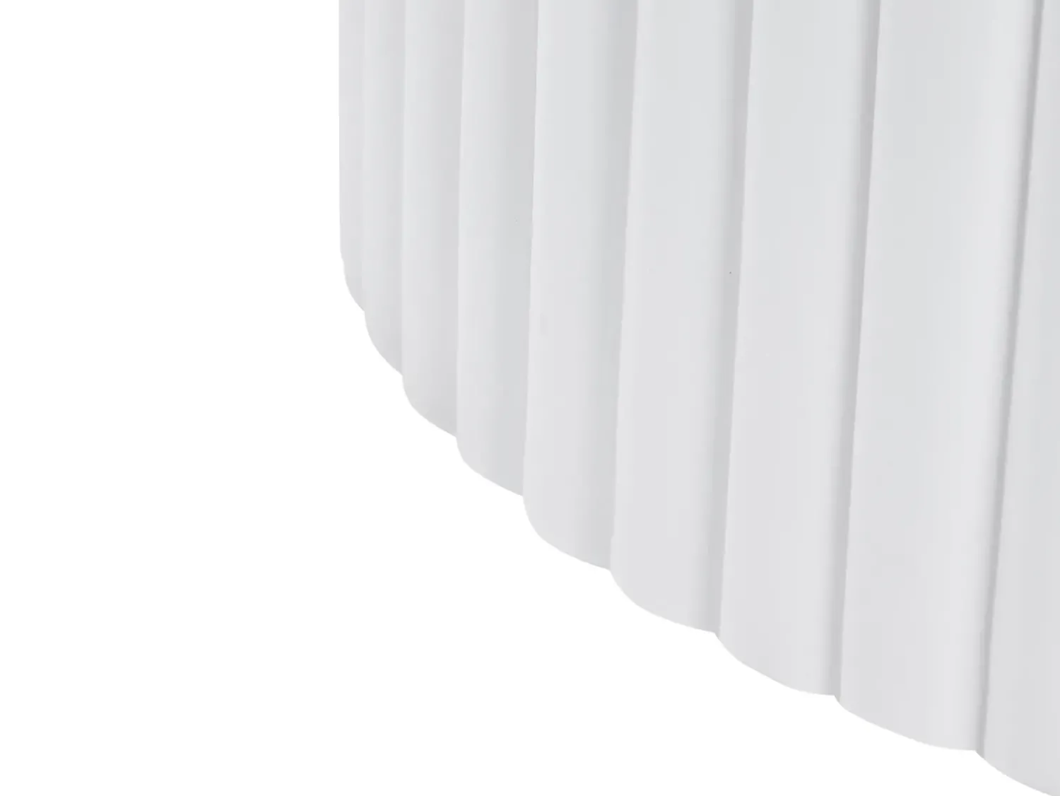 Clearance Beliani Tavolino da caffè POZZA 117 cm 117 cm Bianco