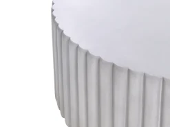 Clearance Beliani Tavolino da caffè POZZA 117 cm 117 cm Grigio
