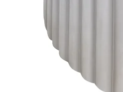 Clearance Beliani Tavolino da caffè POZZA 117 cm 117 cm Grigio