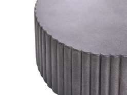 Hot Beliani Tavolino da caffè POZZA 117 cm 117 cm Nero Oro Nero