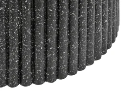 Sale Beliani Tavolino da caffè POZZA II 106 cm 106 cm Effetto terrazzo Terrazzo Nero
