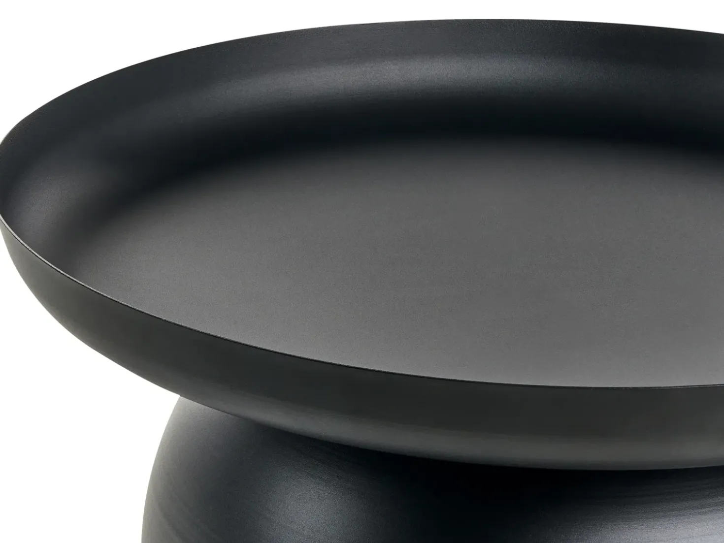 Tavolino da caffè TORRENS Metallo Nero