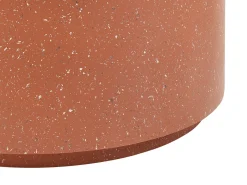 Best Beliani Tavolino da caffè TREZZO 90 cm 90 cm Effetto terrazzo Terrazzo Rosso