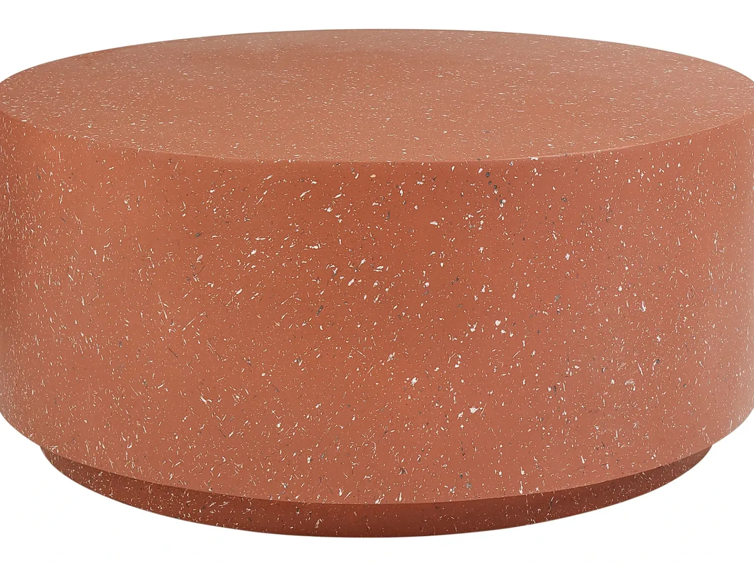Best Beliani Tavolino da caffè TREZZO 90 cm 90 cm Effetto terrazzo Terrazzo Rosso