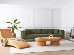 Discount Beliani AIROLE 150 cm 70 cm Rattan Marrone
