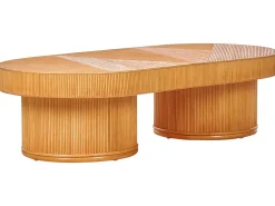 Discount Beliani AIROLE 150 cm 70 cm Rattan Marrone