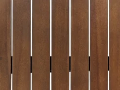 Clearance Beliani AMANTEA Legno d'acacia scuro Pieghevole Marrone