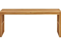 Hot Beliani Tavolino da giardino BELLANO 150 cm Legno d'acacia Marrone
