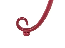 New Beliani CAVINIA 40 cm 40 cm Metallo Bordeaux Rosso