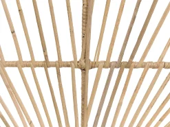 New Beliani CESENATICO 67 cm 67 cm Rattan Naturale Naturale Nero