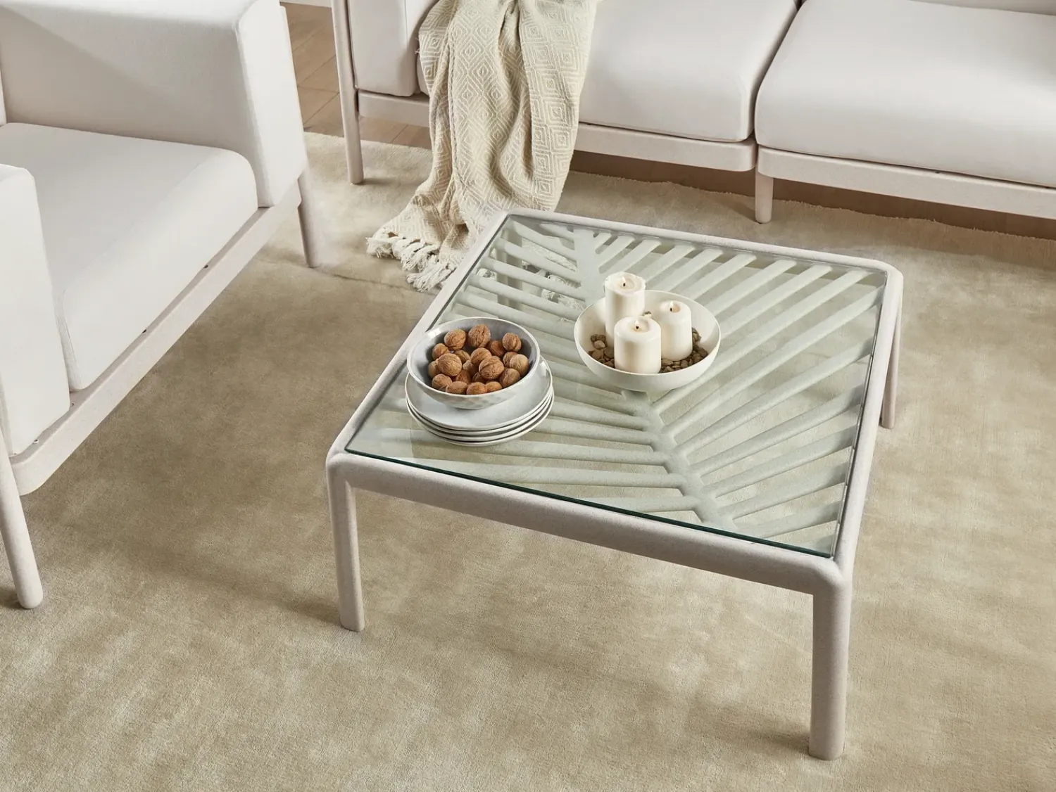 Clearance Beliani FERRETTI 69 cm 69 cm chiaro Beige