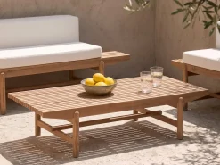 Hot Beliani GIAVENO 145 cm 79 cm Legno d'acacia Marrone