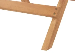 Outlet Beliani JAVA Legno d'acacia chiaro Pieghevole Marrone