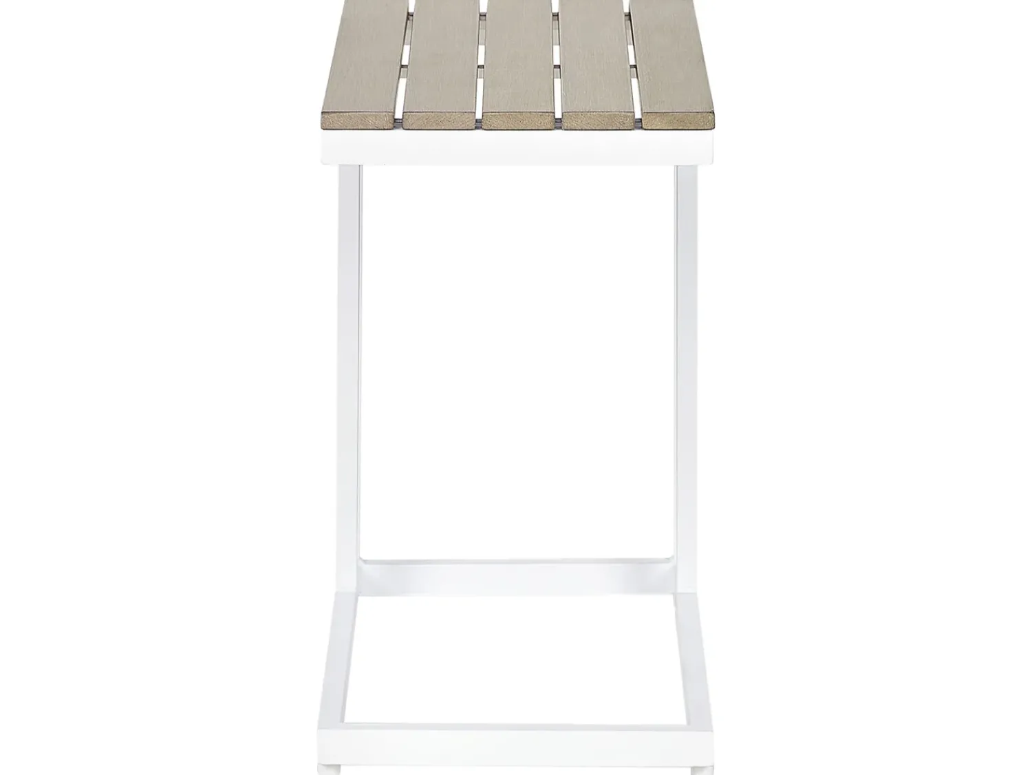 Online Beliani MESSINA 60 cm 35 cm Bianco Bianco Marrone