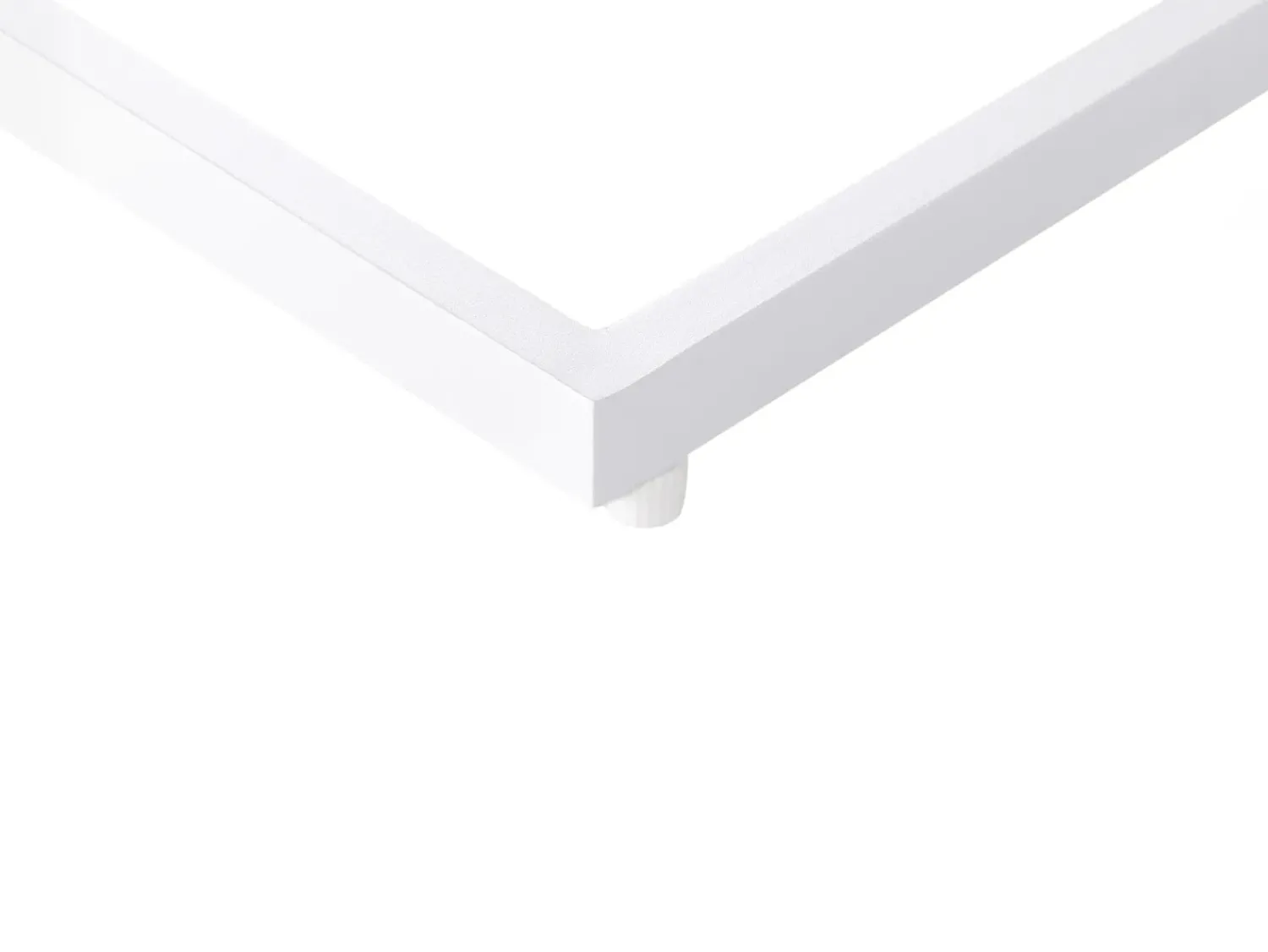Online Beliani MESSINA 60 cm 35 cm Bianco Bianco Marrone