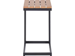 Beliani MESSINA 60 cm 35 cm Nero Marrone Nero