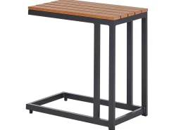 Beliani MESSINA 60 cm 35 cm Nero Marrone Nero