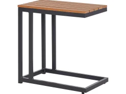 Beliani MESSINA 60 cm 35 cm Nero Marrone Nero