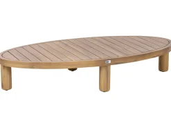 Sale Beliani NUMANA 140 cm 70 cm Legno d'acacia chiaro Marrone