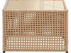 Hot Beliani OMEGANA 66 cm 66 cm Rattan sintetico (PE) Beige