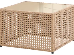 Hot Beliani OMEGANA 66 cm 66 cm Rattan sintetico (PE) Beige
