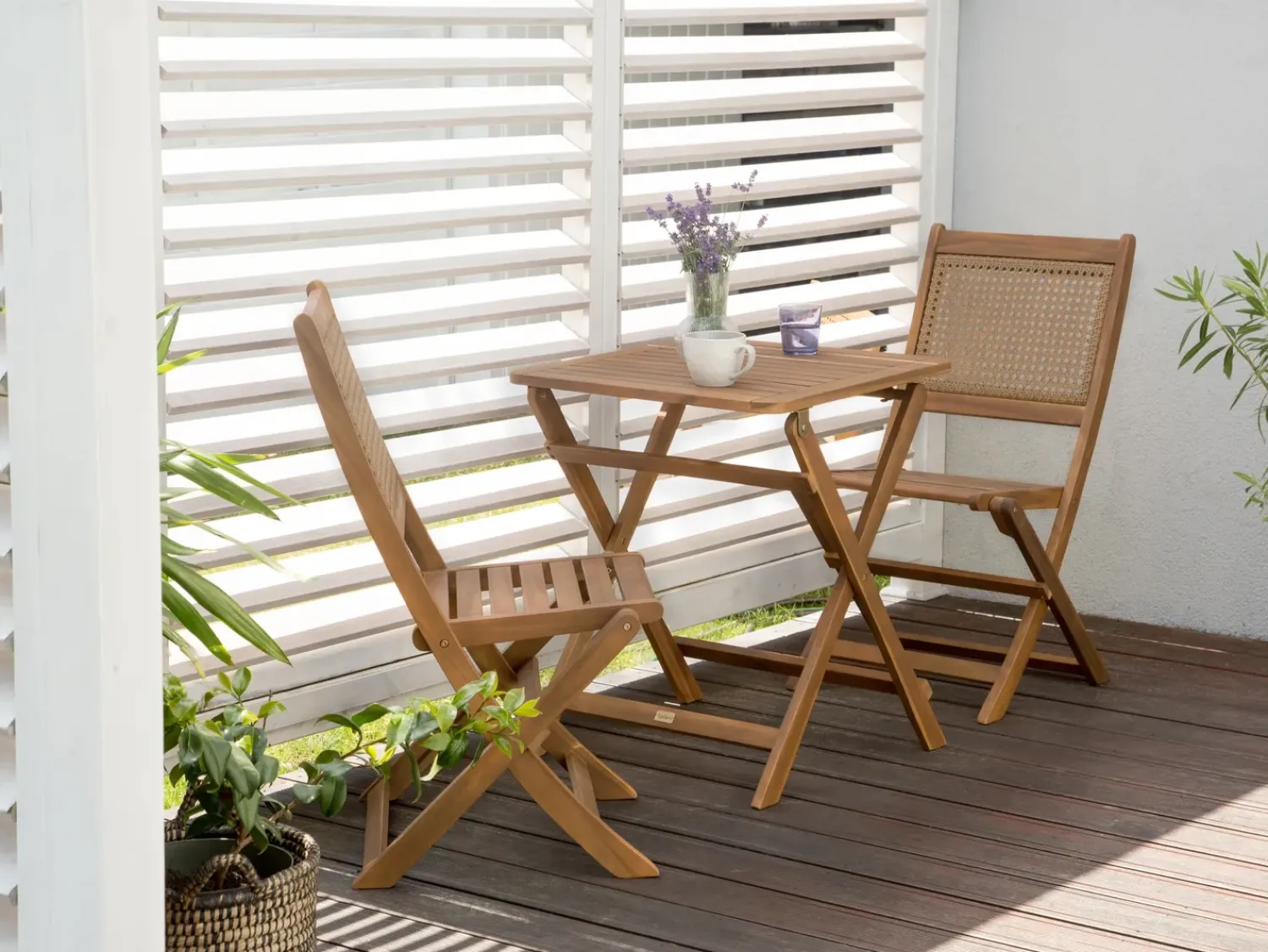 Best Beliani PARAGGI 60 cm 60 cm Legno di acacia certificato Marrone