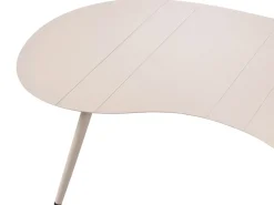 New Beliani PARORI 65 cm 130 cm Metallo Beige