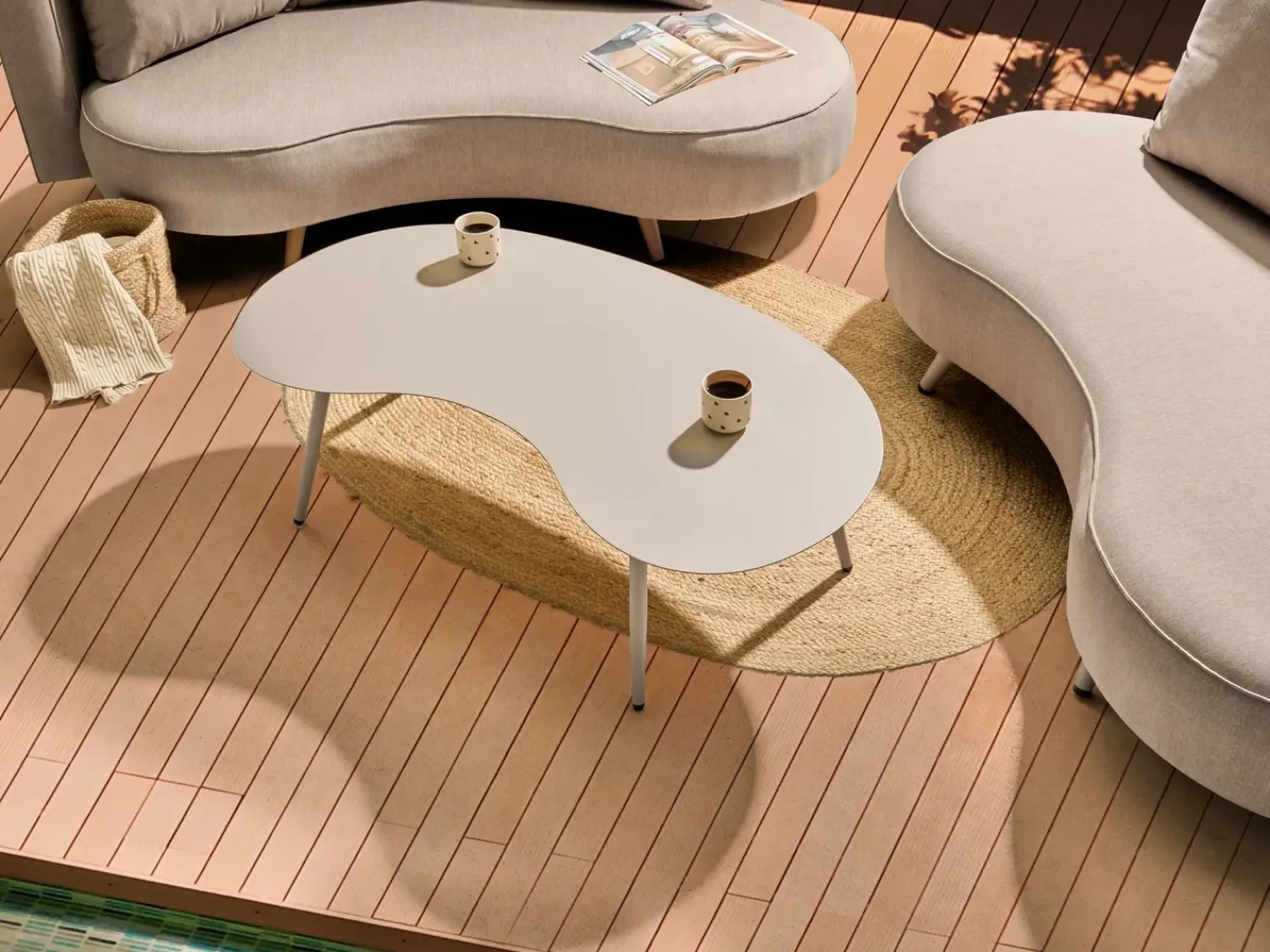 New Beliani PARORI 65 cm 130 cm Metallo Beige