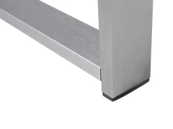 Outlet Beliani SALERNO 90 cm 50 cm Metallo chiaro Grigio