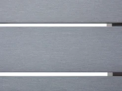 Outlet Beliani SALERNO 90 cm 50 cm Metallo chiaro Grigio