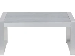 Outlet Beliani SALERNO 90 cm 50 cm Metallo chiaro Grigio